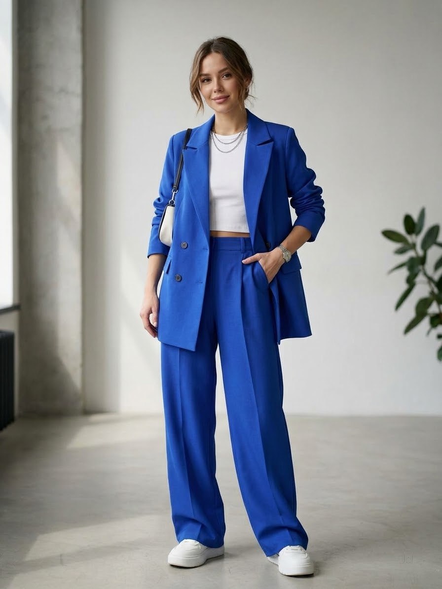 Костюмная "Прадо" цвет темно-голубой