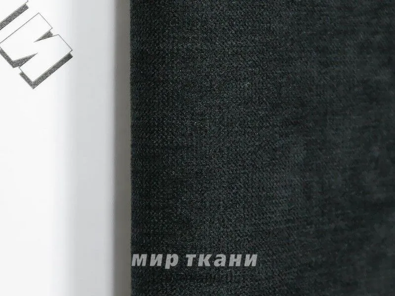 Ткань интерьерная "Аляска" арт.553 цвет.019 чёрный 100% затемнение