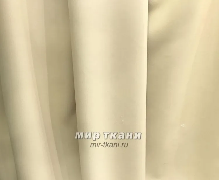 Ткань декоративная "Блэкаут" арт.65018 цв.1370 св/жёлтый светонепроницаемость 70%