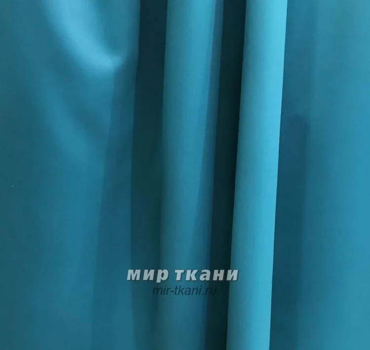 Ткань декоративная "Блэкаут" арт.65018 цв.1568 бирюза светонепроницаемость 70%