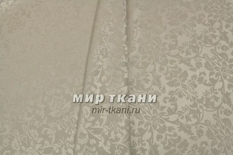 Ткань скатёрочная "Журавинка" рис.1472/60402 бежевый