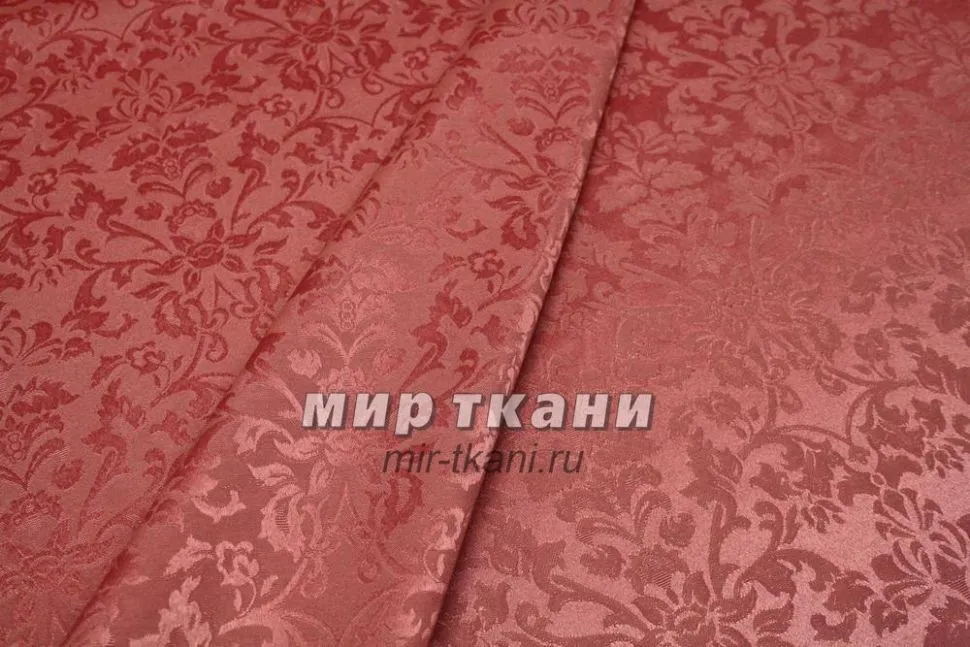 Ткань скатёрочная "Журавинка" рис.1472/120505 коралл