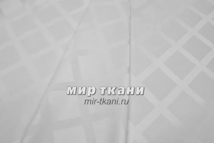 Ткань скатёрочная "Журавинка" рис.1/10101 белый