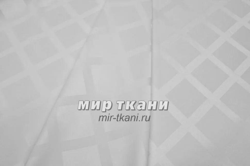 Ткань скатёрочная "Журавинка" рис.1/10101 белый