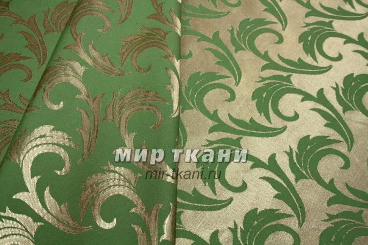 Ткань скатёрочная "Мати" рис.1625 цв.040403/440604 фист/зол