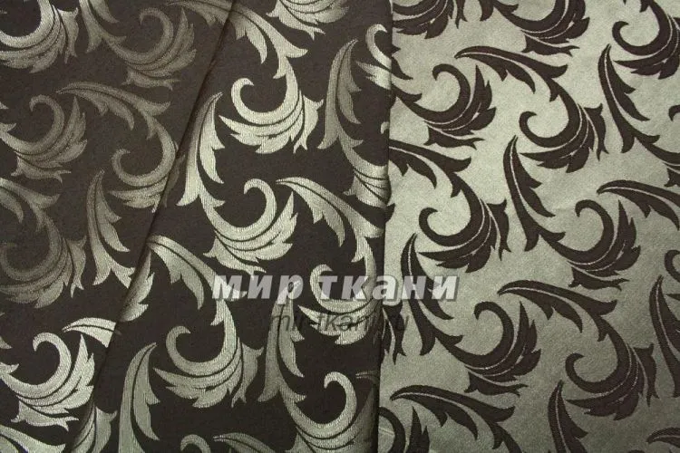 Ткань скатёрочная "Мати" рис.1625 цв.050303/191436 корич/зол
