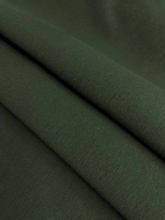 Трикотаж "Футер" 3-х нитка флис цв. хаки 290 г/м2