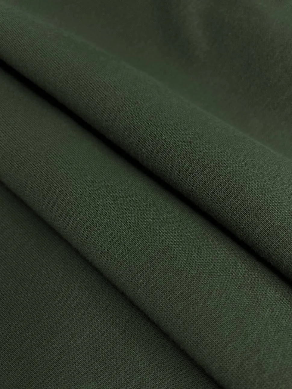 Трикотаж "Футер" 3-х нитка флис цв. хаки 290 г/м2