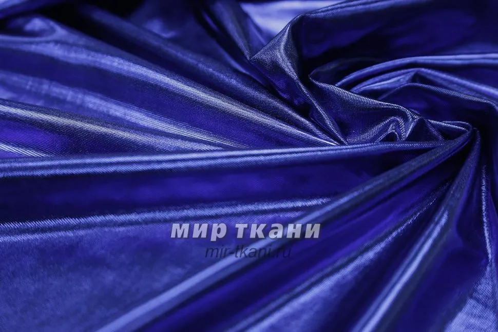 Трикотаж "Диско" цвет василёк