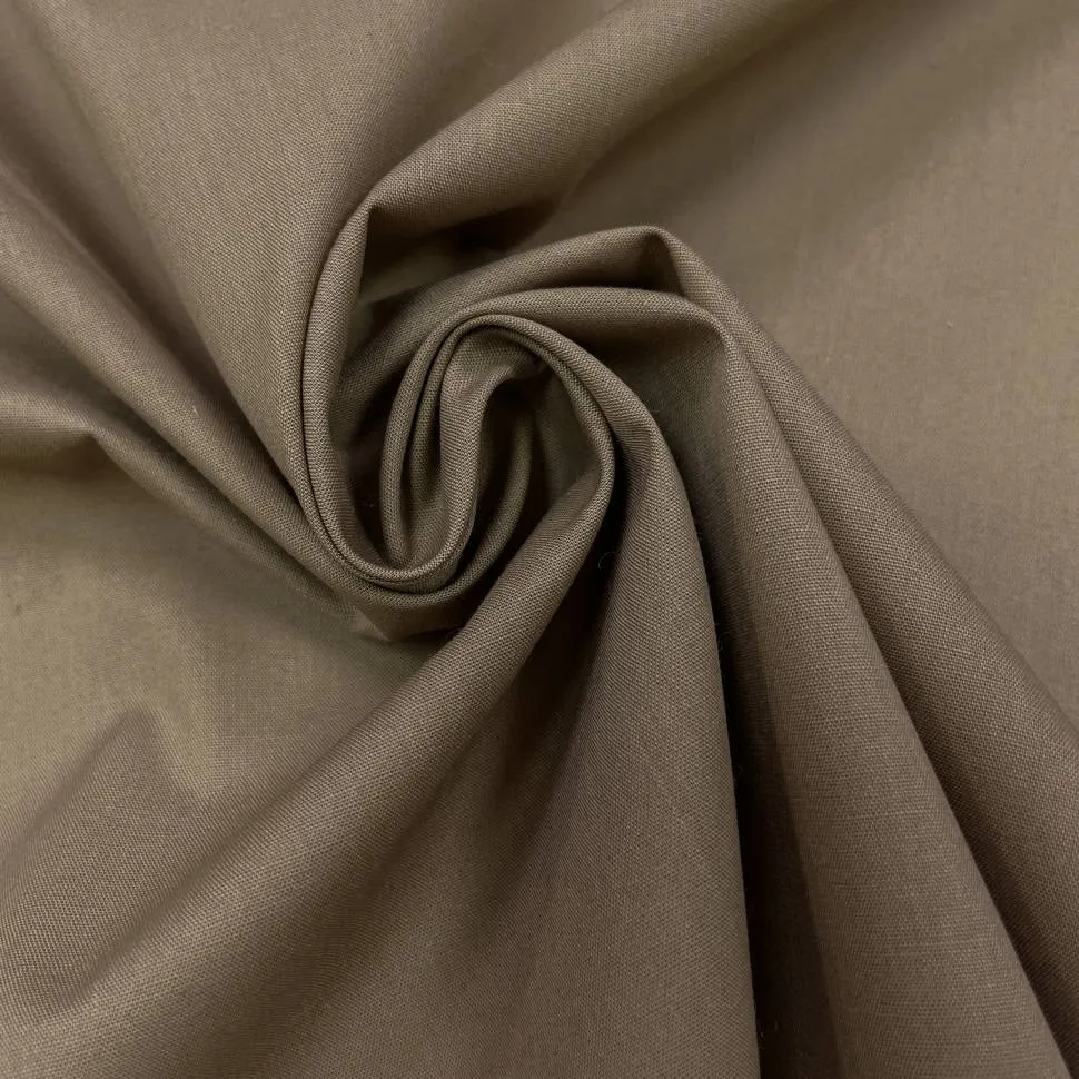 Хлопок однотонный арт.3223 бежевый (бренд Max Mara)