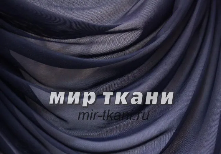 Сетка стрейч цвет т/синий
