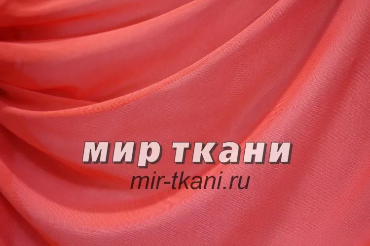 Сетка стрейч цвет коралл