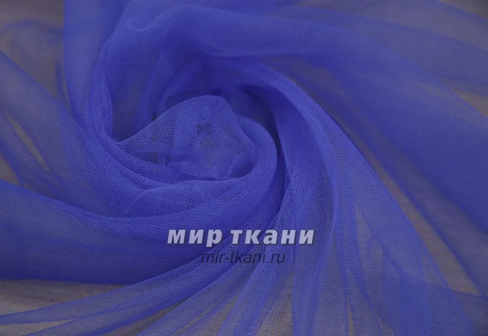 Сетка мягкая цвет василёк