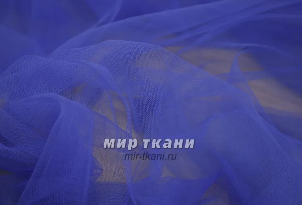 Сетка мягкая цвет василёк