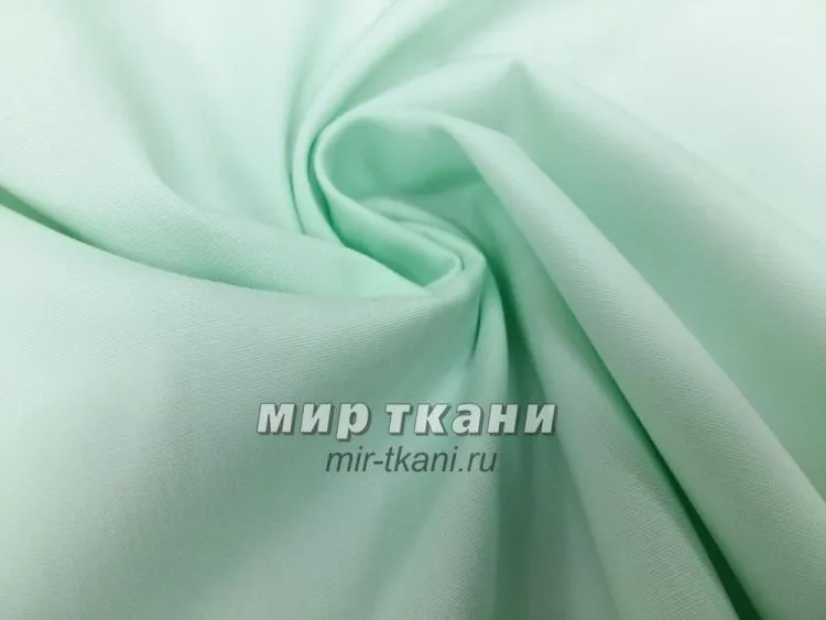Поплин однотонный цвет мята