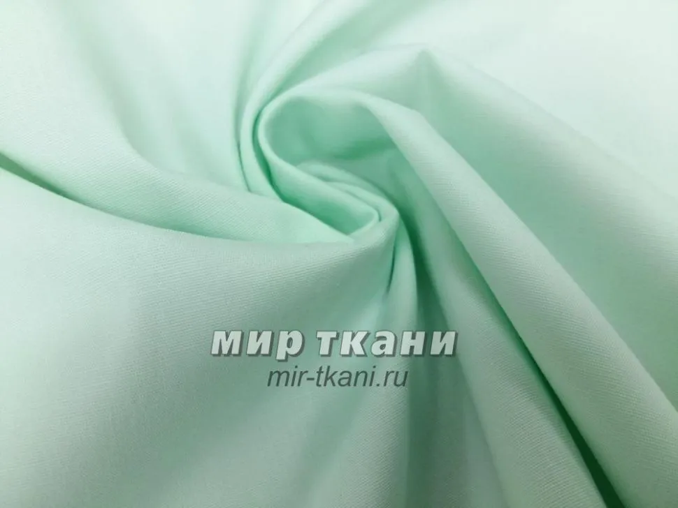 Поплин однотонный цвет мята