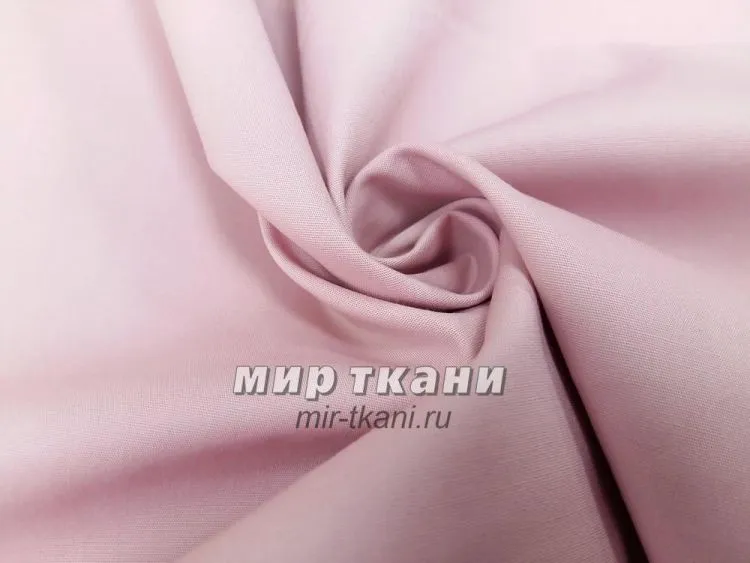 Поплин однотонный цвет гр.розовый