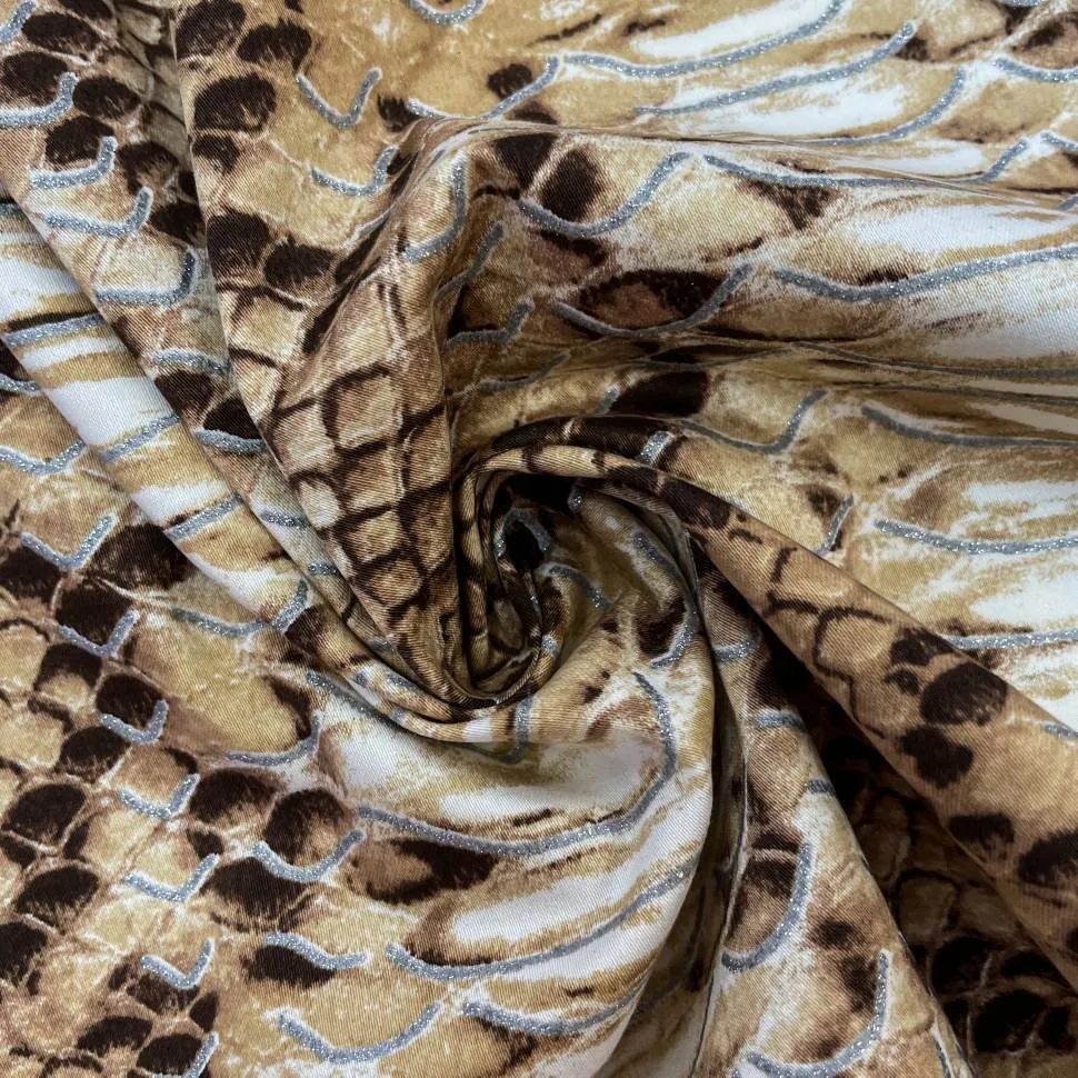 Коттон набивной с люриксом арт.94795 (бренд Desigual)