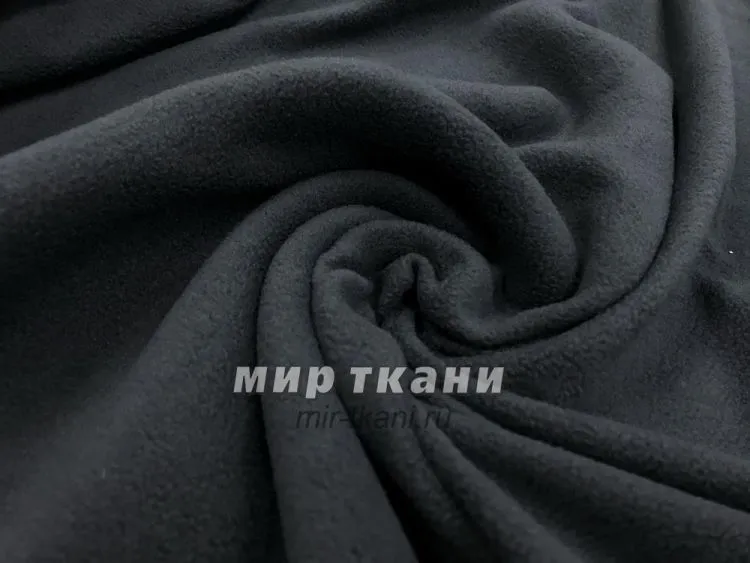 Флис антипиллинг цвет.001 чёрный