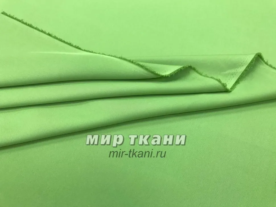 Креп стрейч "Минерва" цвет яблоко