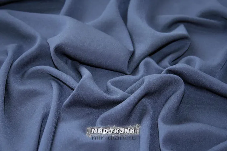 Креп стрейч "Ева" цвет.010 синий