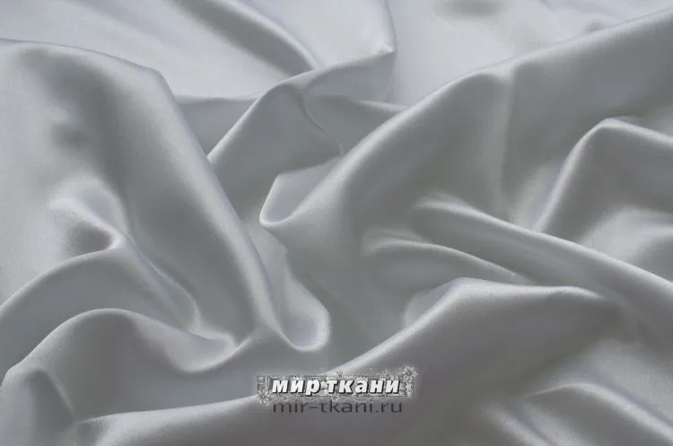 Креп сатин цвет.026 белый 140гр/м2