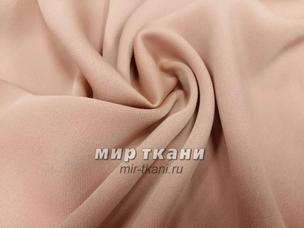 Креп костюмный "Виктория" цвет персик