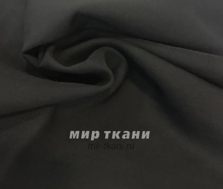 Креп костюмный арт.44273 цвет чёрный