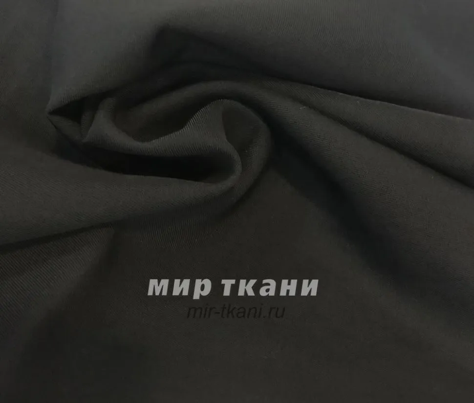 Креп костюмный арт.44273 цвет чёрный