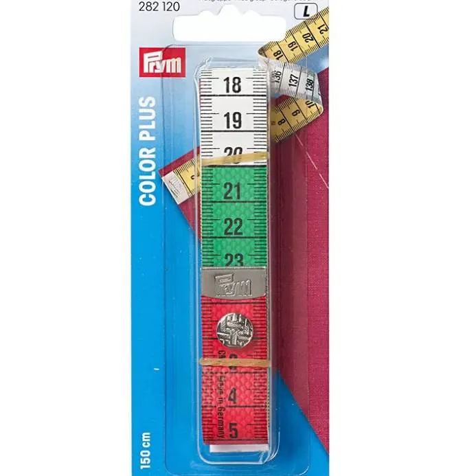 Сантиметр Color Plus с кнопкой 150см Prym