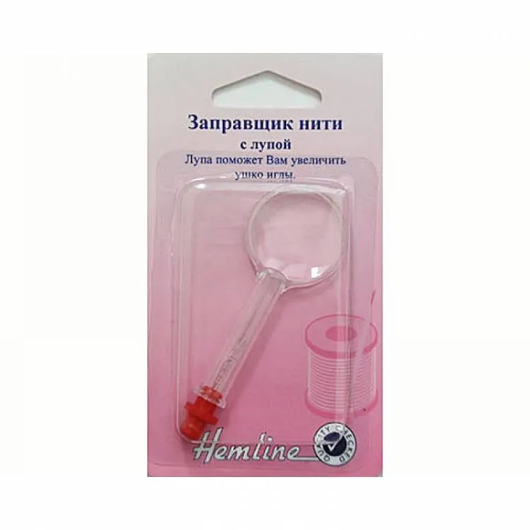 Заправщик нити с лупой
