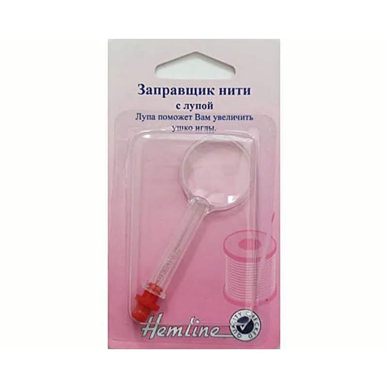 Заправщик нити с лупой