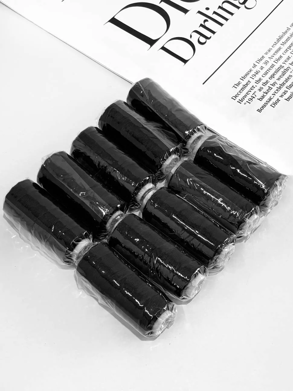 Нитки джинсовые №20/3 col.black