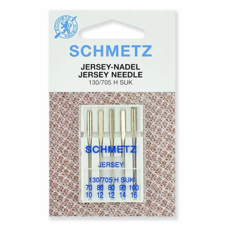 Иглы "Schmetz" джерси №№70,80(2),90,100 (5шт.)