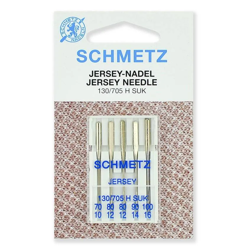 Иглы "Schmetz" джерси №№70,80(2),90,100 (5шт.)