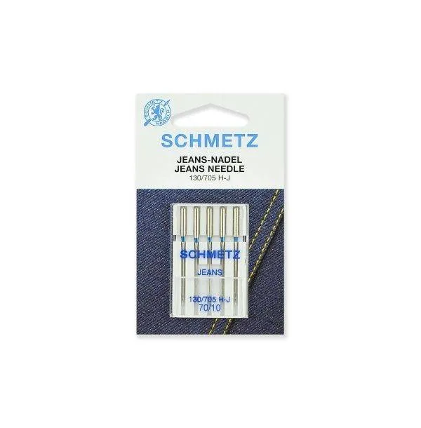 Иглы "Schmetz" для джинсы №70/10 (5шт.)