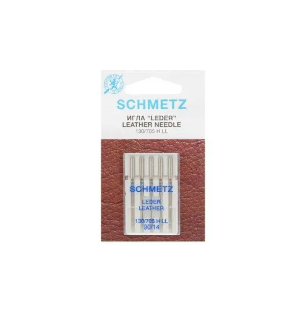 Иглы "Schmetz" для кожи №100/16 5шт.