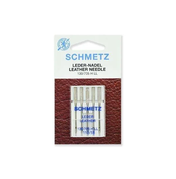 Иглы "Schmetz" для кожи №110, 5 шт.
