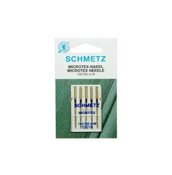Иглы "Schmetz" микротекс (особо острые) № 100, (5шт)