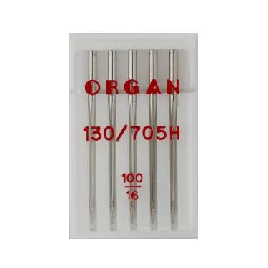 Иглы Organ стандарт №100, (5 шт)