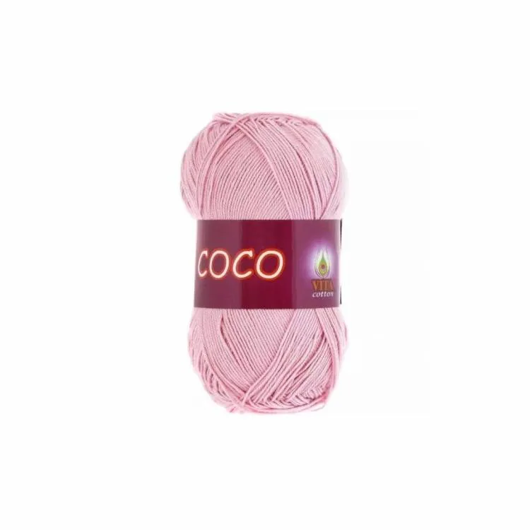 Пряжа"Коко" 3866//чайная роза