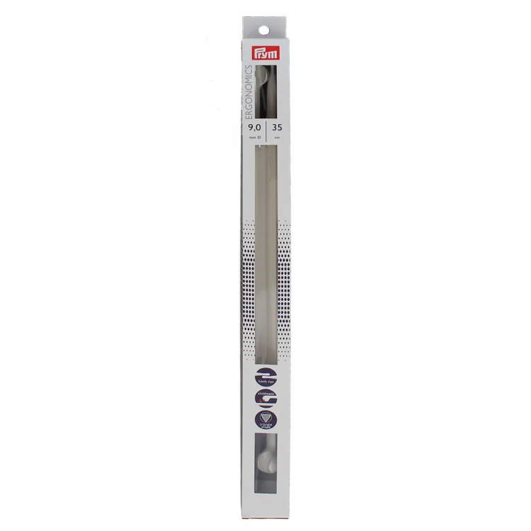 Спицы прямые Ergonomic 9мм*35см 2шт.Prym