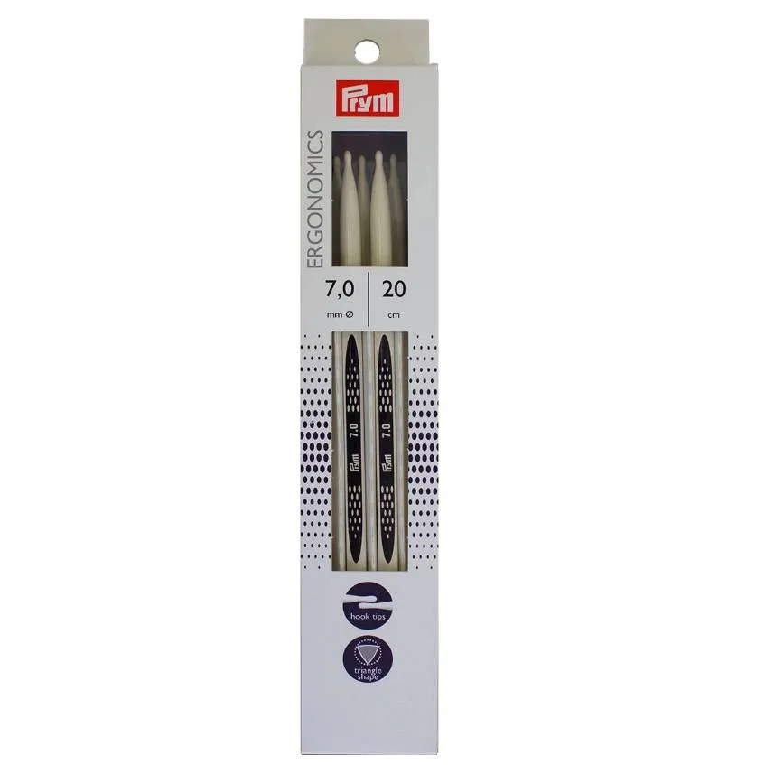 Спицы чулочные Ergonomic 7мм*20см 5шт.Prym