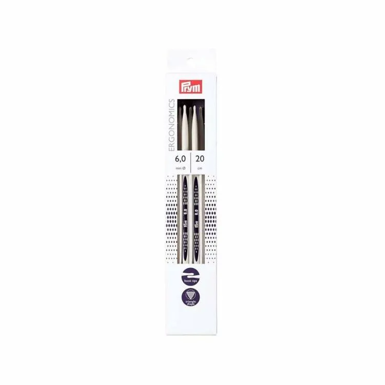 Спицы чулочные Ergonomic 6мм*20см 5шт. Prym