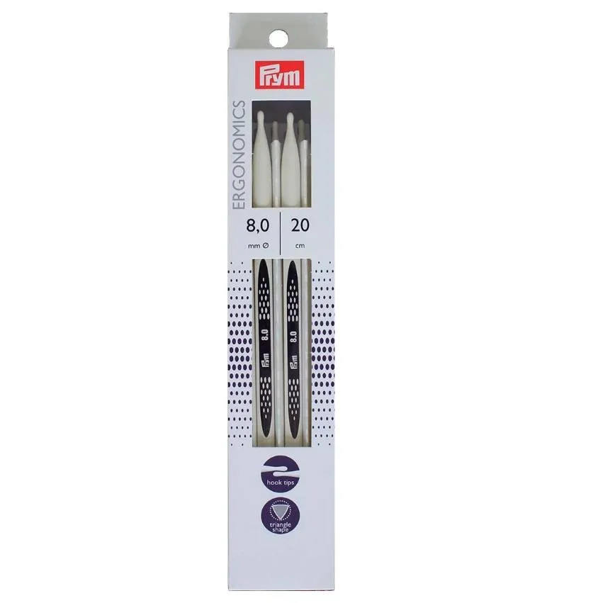 Спицы чулочные Ergonomic 8мм*20см 5шт.Prym