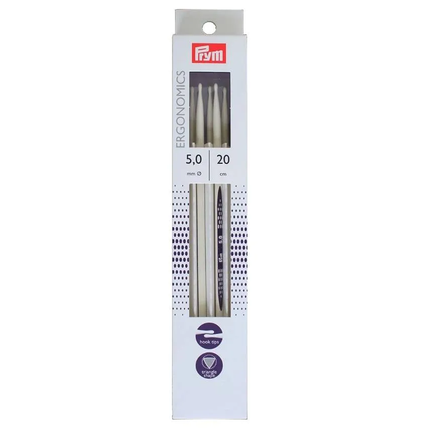 Спицы чулочные Ergonomic 5мм*20см 5шт. Prym