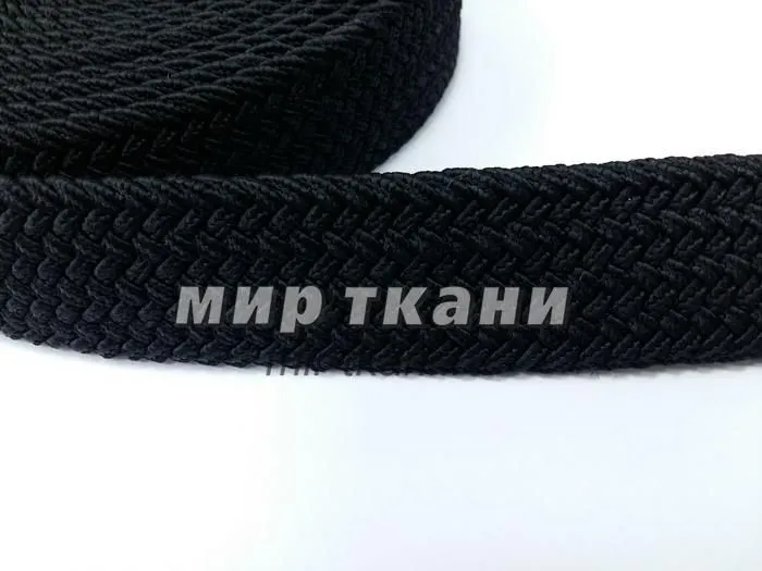Резинка ременная 3,4см черная