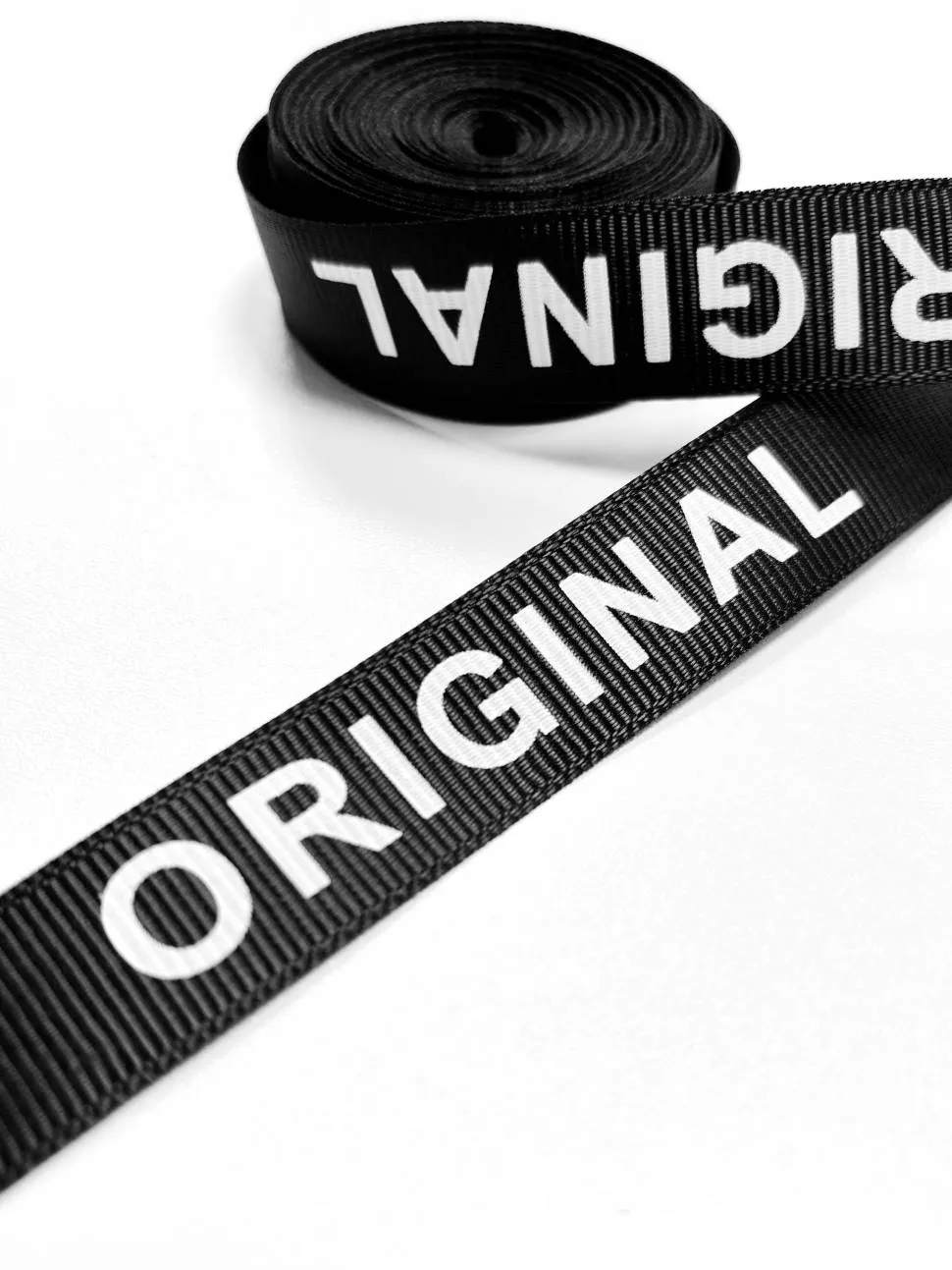 Тесьма репс. 2,0см "ORIGINAL" черно-белый