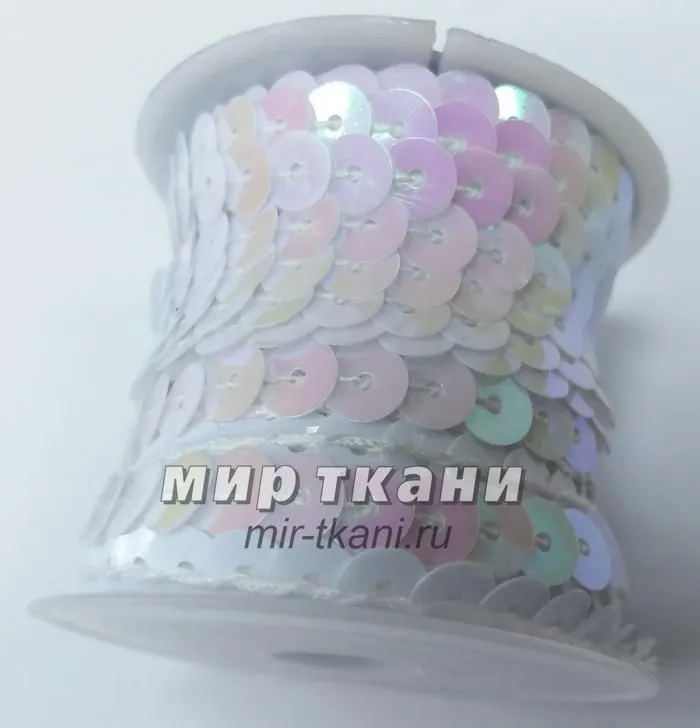 Тесьма с пайетками,фасов. 3,7 м