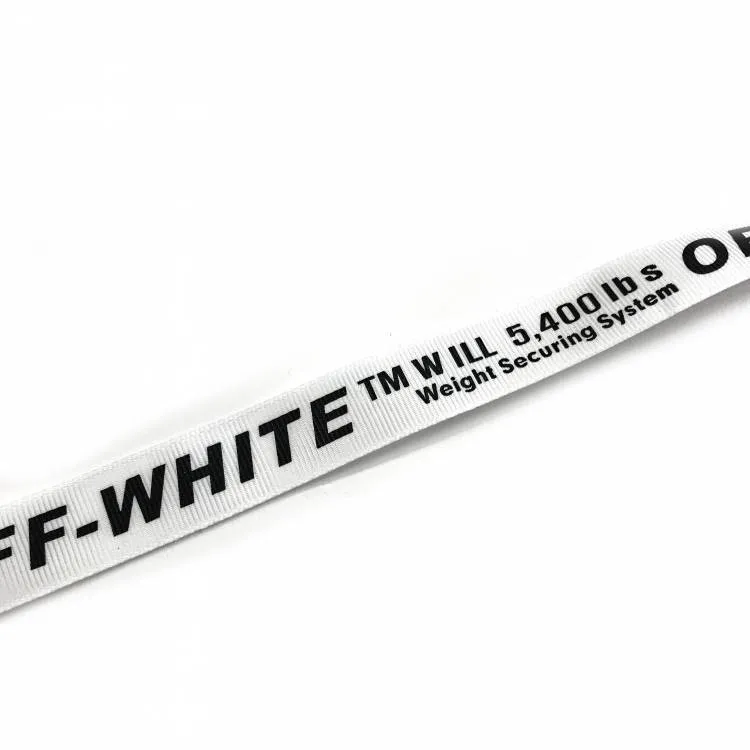 Тесьма репс.2,0см "OFF-WHITE" белый